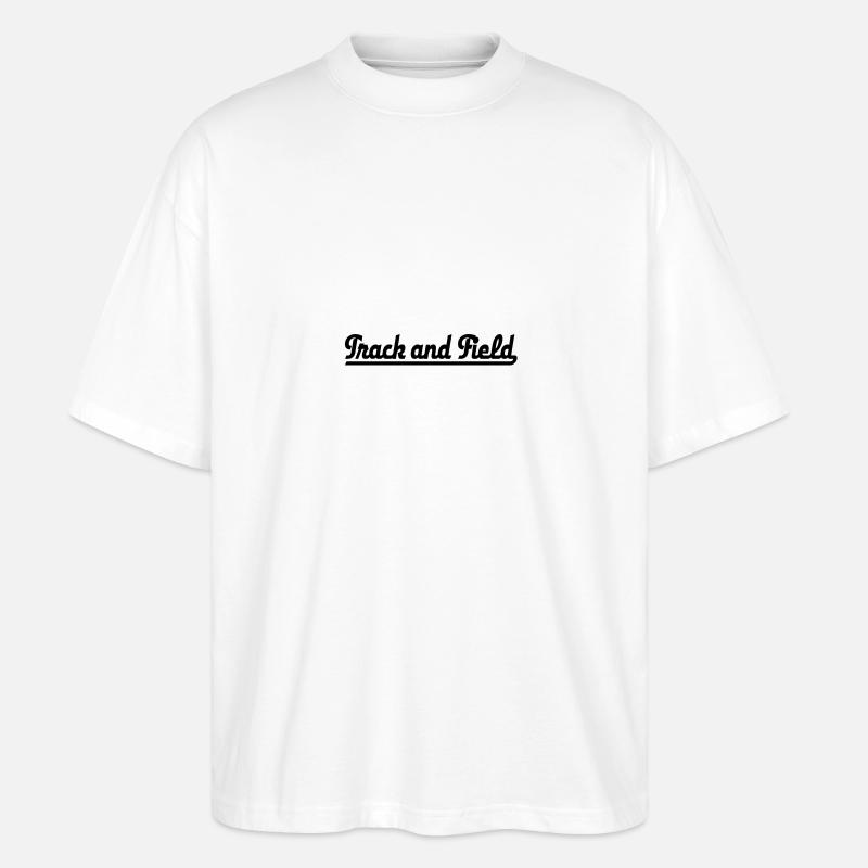 track and field - Stanley/Stella Oversized Unisex Bio T-Shirt Blaster 2.0 - Weiß