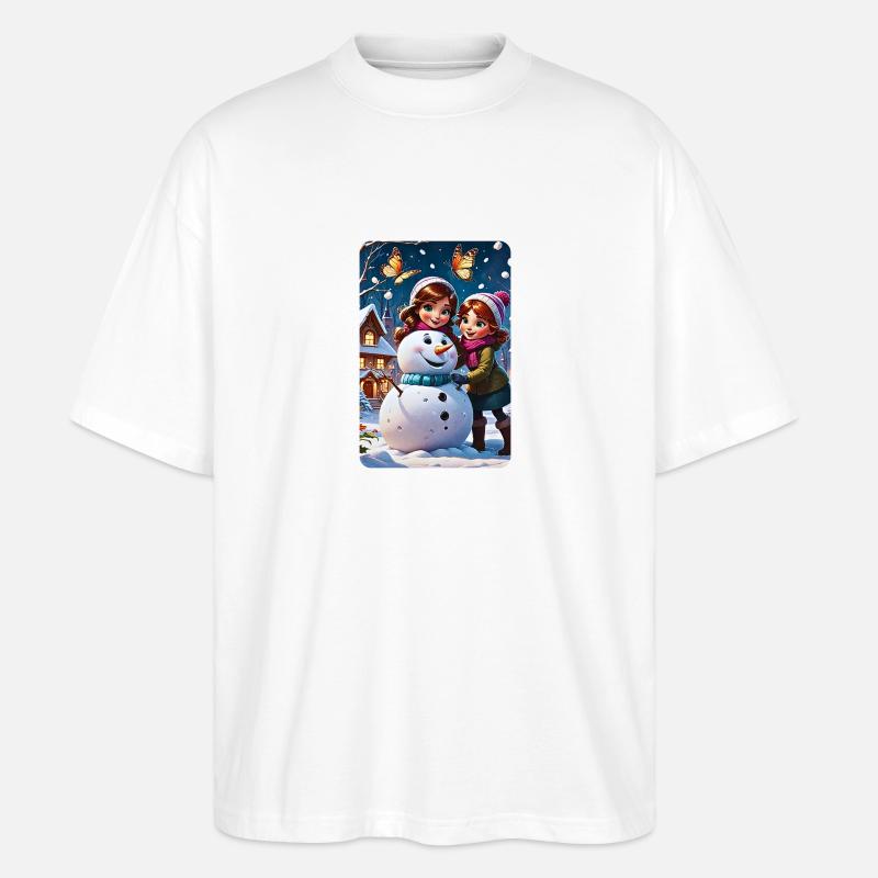 personalisiertes Design-Muttergeschenk - Stanley/Stella Oversized Unisex Bio T-Shirt Blaster 2.0 - Weiß