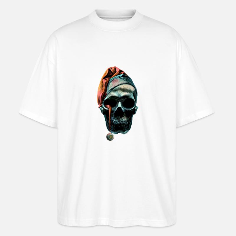 AUGAPFEL - Stanley/Stella Oversized Unisex Bio T-Shirt Blaster 2.0 - Weiß