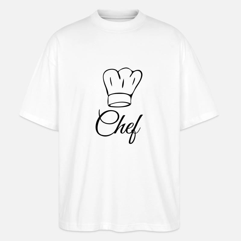 Küchenchef Koch Chef - T-shirt bio Blaster 2.0 coupe oversize Stanley/Stella Unisexe - blanc