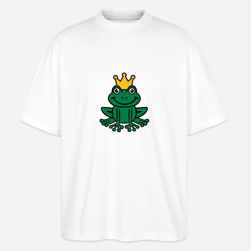 Frosch - Stanley/Stella Oversized Unisex Bio T-Shirt Blaster 2.0 - Weiß