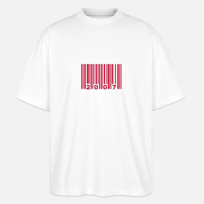2007 - Stanley/Stella Oversized Unisex Bio T-Shirt Blaster 2.0 - Weiß