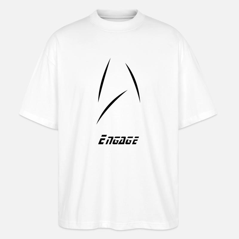 Stern engagieren minimal - Stanley/Stella Oversized Unisex Bio T-Shirt Blaster 2.0 - Weiß