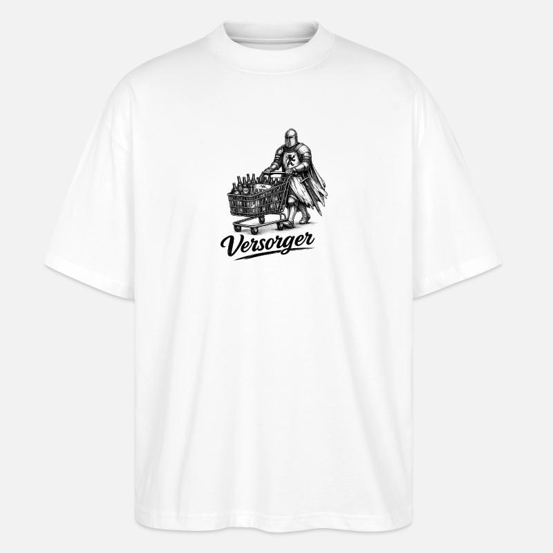 Ritter Biermann - Stanley/Stella Oversized Unisex Bio T-Shirt Blaster 2.0 - Weiß