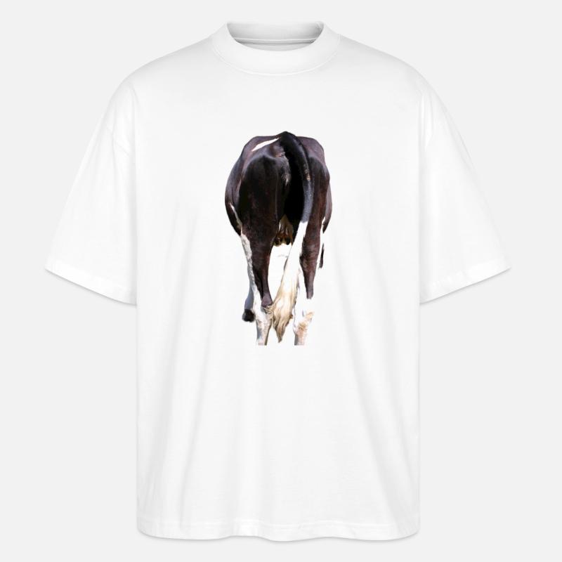 Vache - Stanley/Stella Oversized Unisex Bio T-Shirt Blaster 2.0 - Weiß