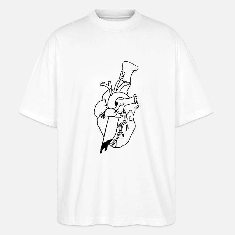 trust - Stanley/Stella Oversized Unisex Bio T-Shirt Blaster 2.0 - Weiß