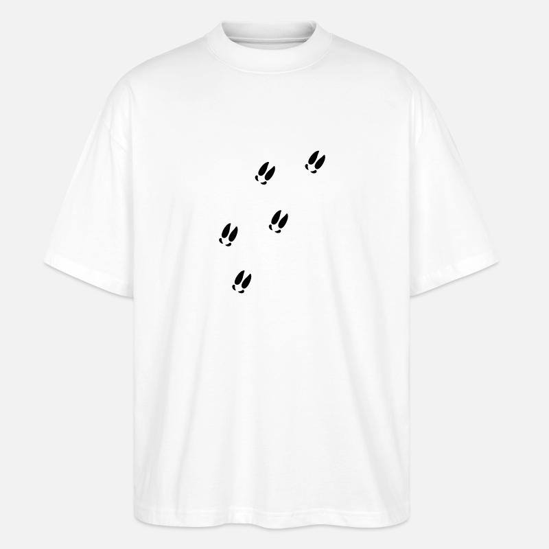 Elch - Stanley/Stella Oversized Unisex Bio T-Shirt Blaster 2.0 - Weiß