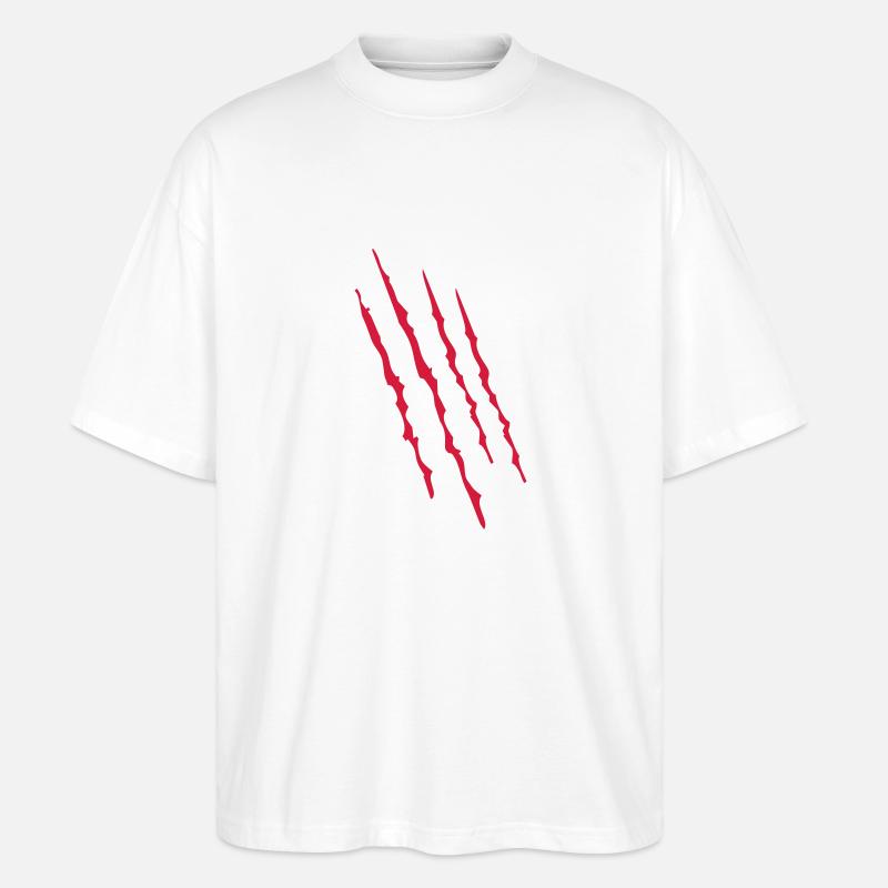 scratch 2541614 14872041 - Stanley/Stella Oversized Unisex Organic T-shirt Blaster 2.0 - white