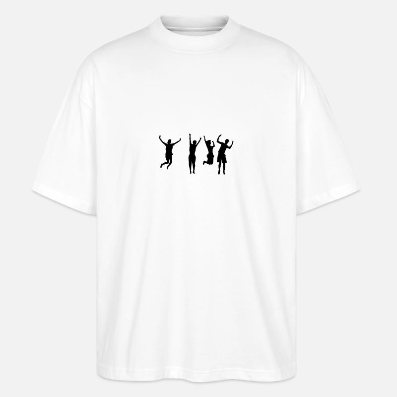 Freunde - Stanley/Stella Oversized Unisex Bio T-Shirt Blaster 2.0 - Weiß