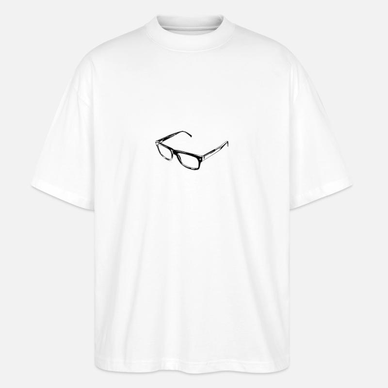 Brille - Stanley/Stella Oversized Unisex Bio T-Shirt Blaster 2.0 - Weiß