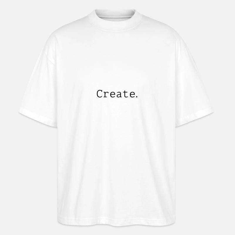 Create. - Stanley/Stella Oversized Unisex Bio T-Shirt Blaster 2.0 - Weiß
