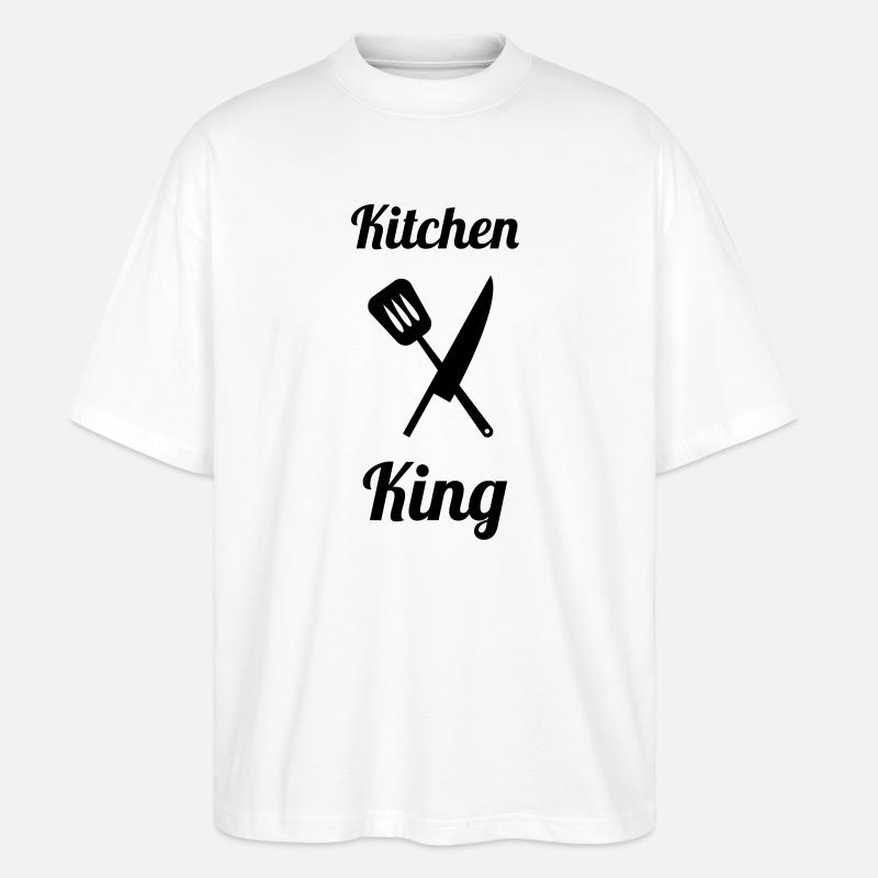 Kitchen King - Stanley/Stella Oversized Unisex Bio T-Shirt Blaster 2.0 - Weiß