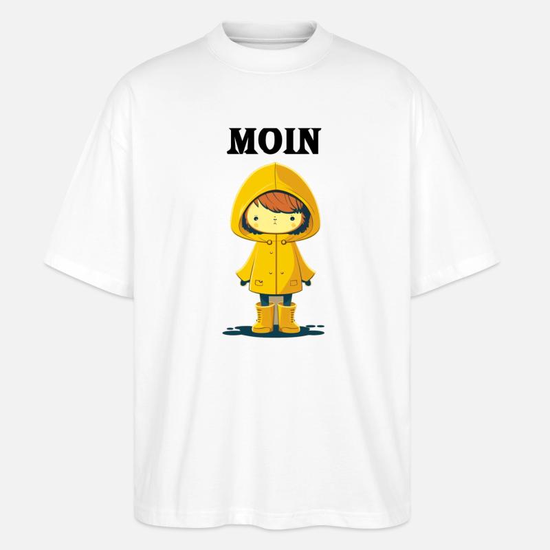 Moin - Stanley/Stella Oversized Unisex Bio T-Shirt Blaster 2.0 - Weiß