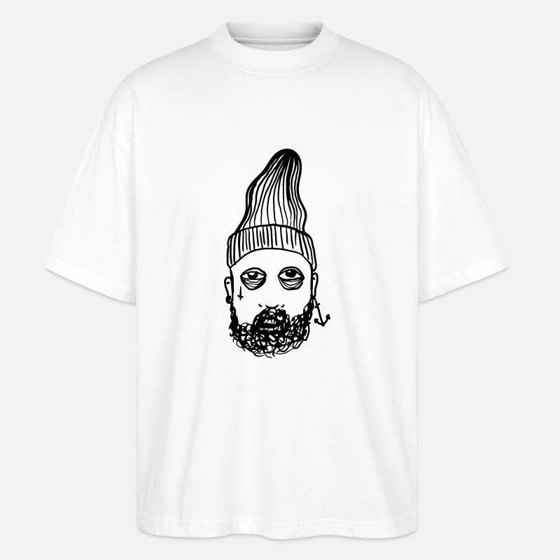 Hipster - Stanley/Stella Oversized Unisex Bio T-Shirt Blaster 2.0 - Weiß