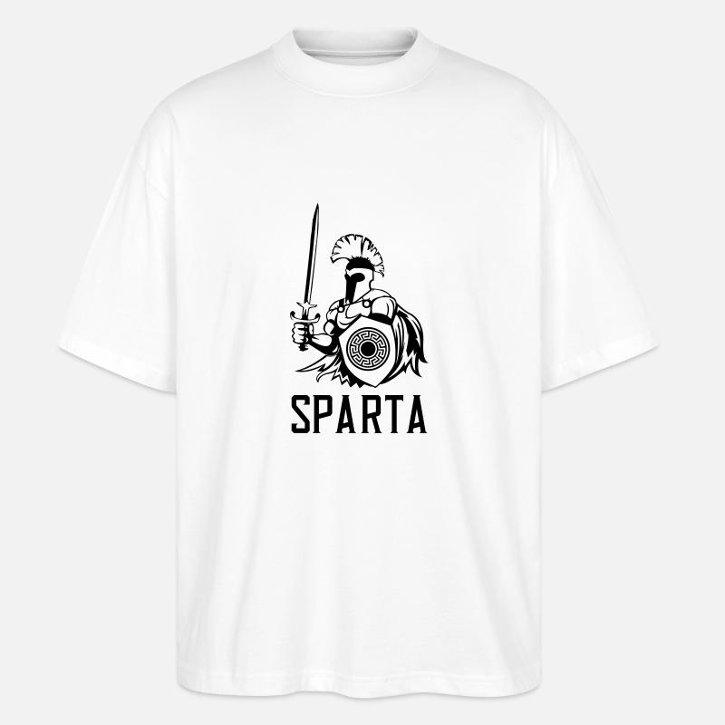 sparta - Stanley/Stella Oversized Unisex Bio T-Shirt Blaster 2.0 - Weiß