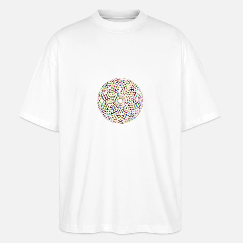 Mandala - Stanley/Stella Oversized Unisex Bio T-Shirt Blaster 2.0 - Weiß
