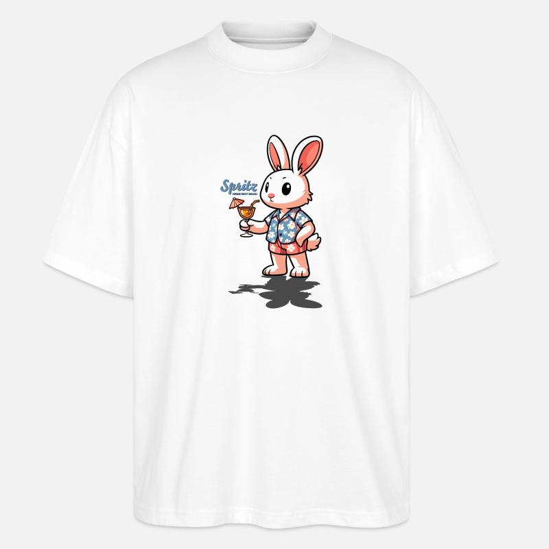 Squirt my first choice - Stanley/Stella Oversized Unisex Organic T-shirt Blaster 2.0 - white