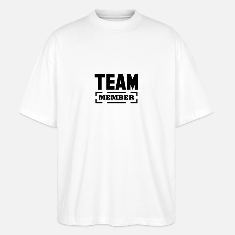 team member - T-shirt bio Blaster 2.0 coupe oversize Stanley/Stella Unisexe - blanc