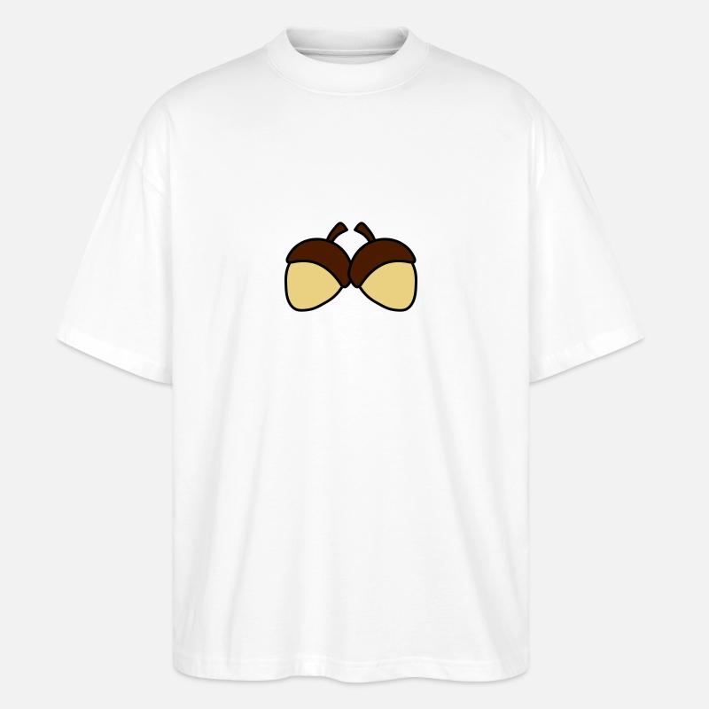 Nuts - Stanley/Stella Oversized Unisex Bio T-Shirt Blaster 2.0 - Weiß