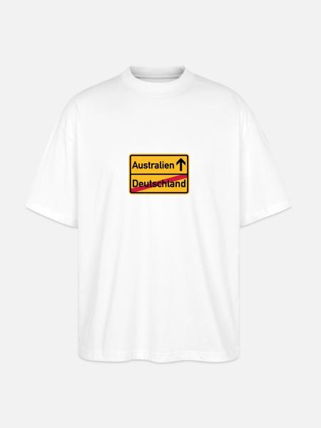 Australien - Stanley/Stella Oversized Unisex Bio T-Shirt Blaster 2.0 - Weiß