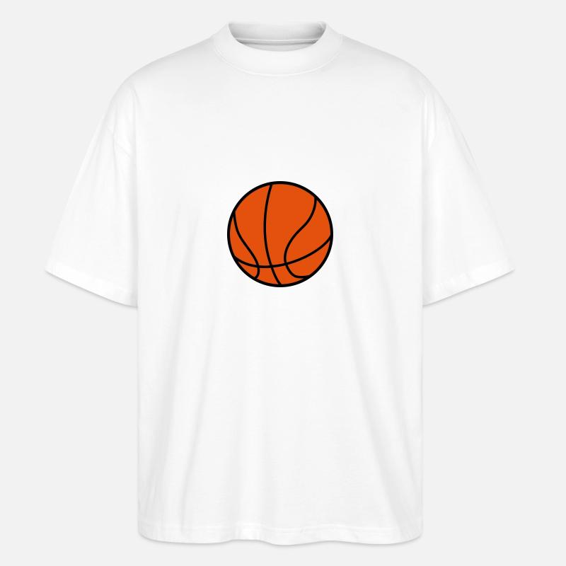 Basketball - Stanley/Stella Oversized Unisex Bio T-Shirt Blaster 2.0 - Weiß