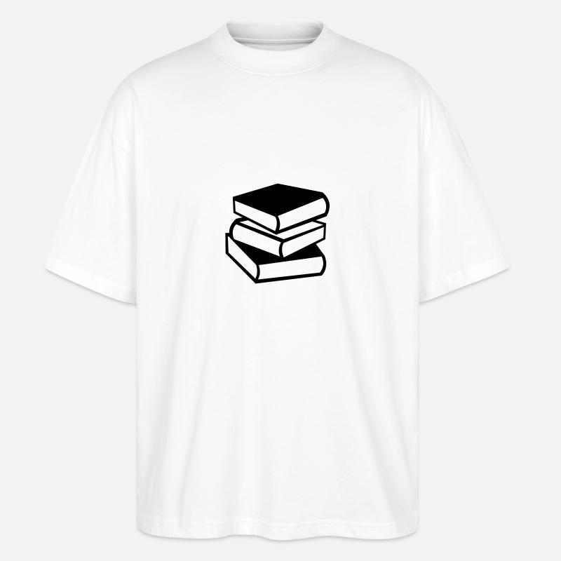 Bücher - Stanley/Stella Oversized Unisex Bio T-Shirt Blaster 2.0 - Weiß