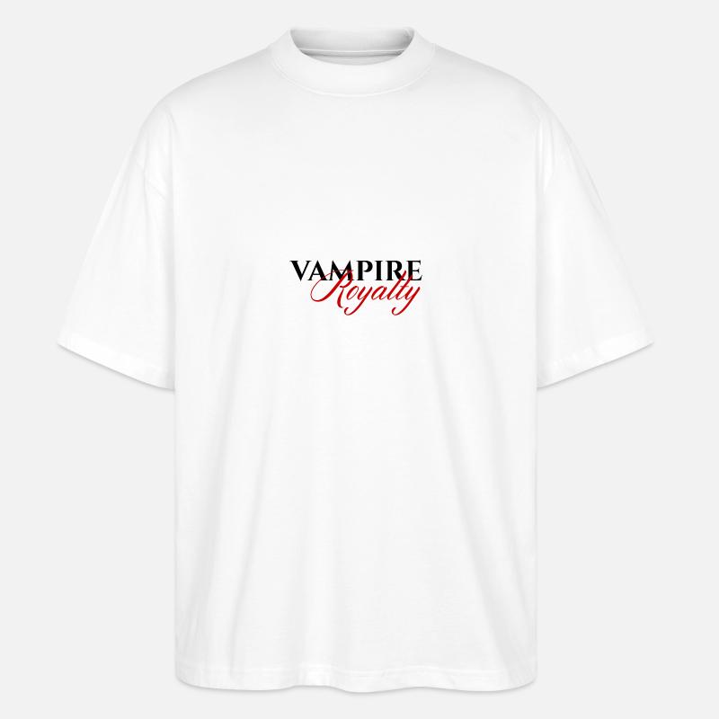 Fantasy / Vampire / Dracula: Vampire Royalty - Stanley/Stella Oversized Unisex Bio T-Shirt Blaster 2.0 - Weiß
