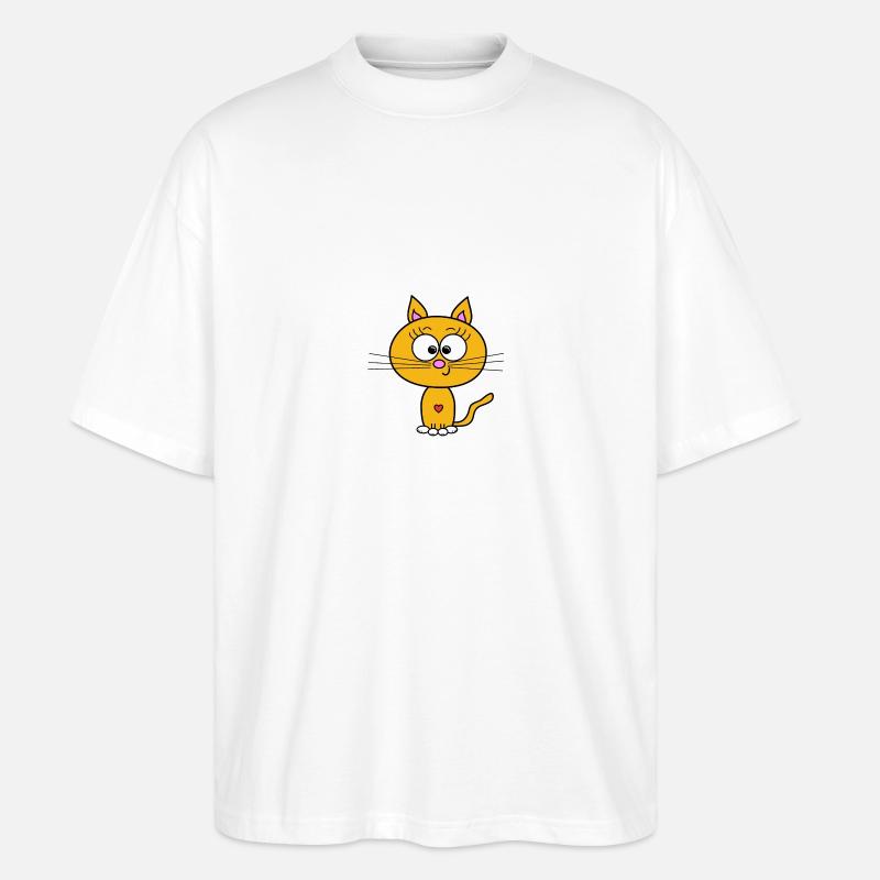 Katzi - Stanley/Stella Oversized Unisex Bio T-Shirt Blaster 2.0 - Weiß