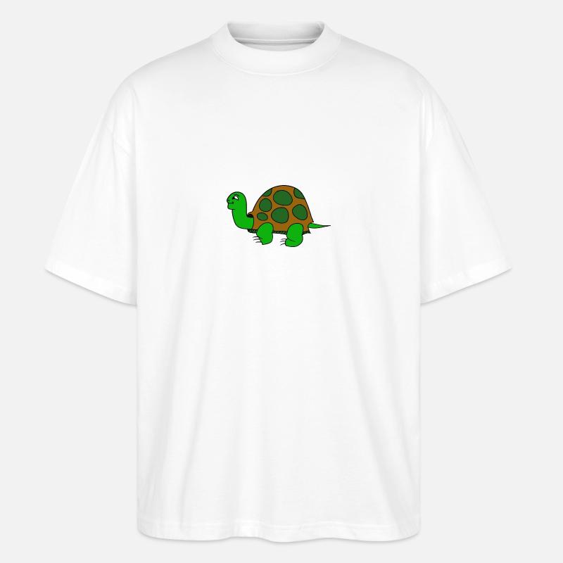 sea turtle tortoise schildkroete15 - Stanley/Stella Oversized Unisex Bio T-Shirt Blaster 2.0 - Weiß