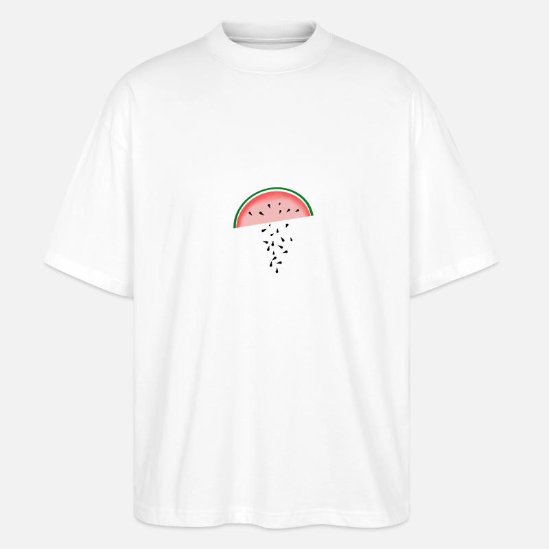 Melone - Stanley/Stella Oversized Unisex Bio T-Shirt Blaster 2.0 - Weiß