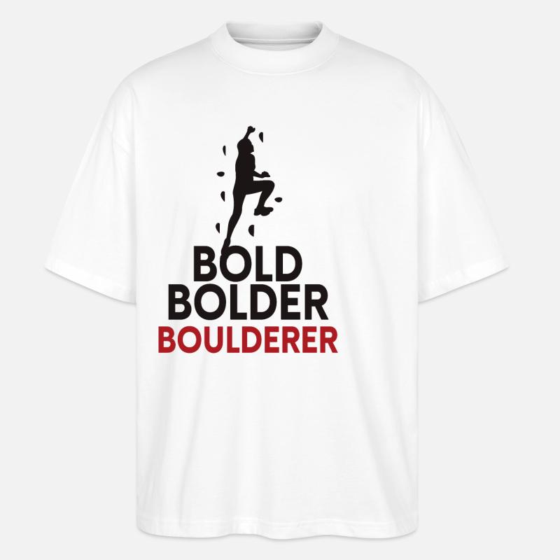 Bold Bolder Bloc de bloc - T-shirt bio Blaster 2.0 coupe oversize Stanley/Stella Unisexe - blanc