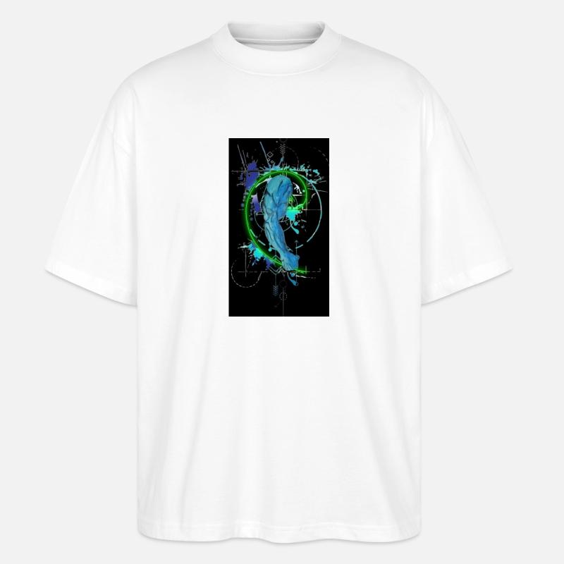 Die Perfekte Balance - Stanley/Stella Oversized Unisex Bio T-Shirt Blaster 2.0 - Weiß