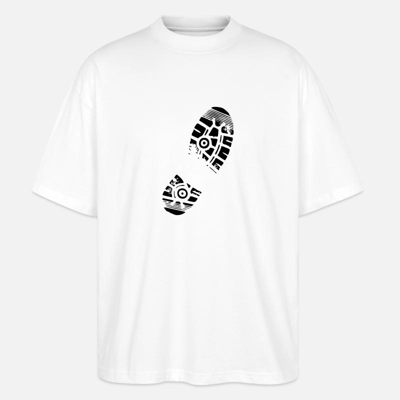 shoeprint - Stanley/Stella Oversized Unisex Bio T-Shirt Blaster 2.0 - Weiß