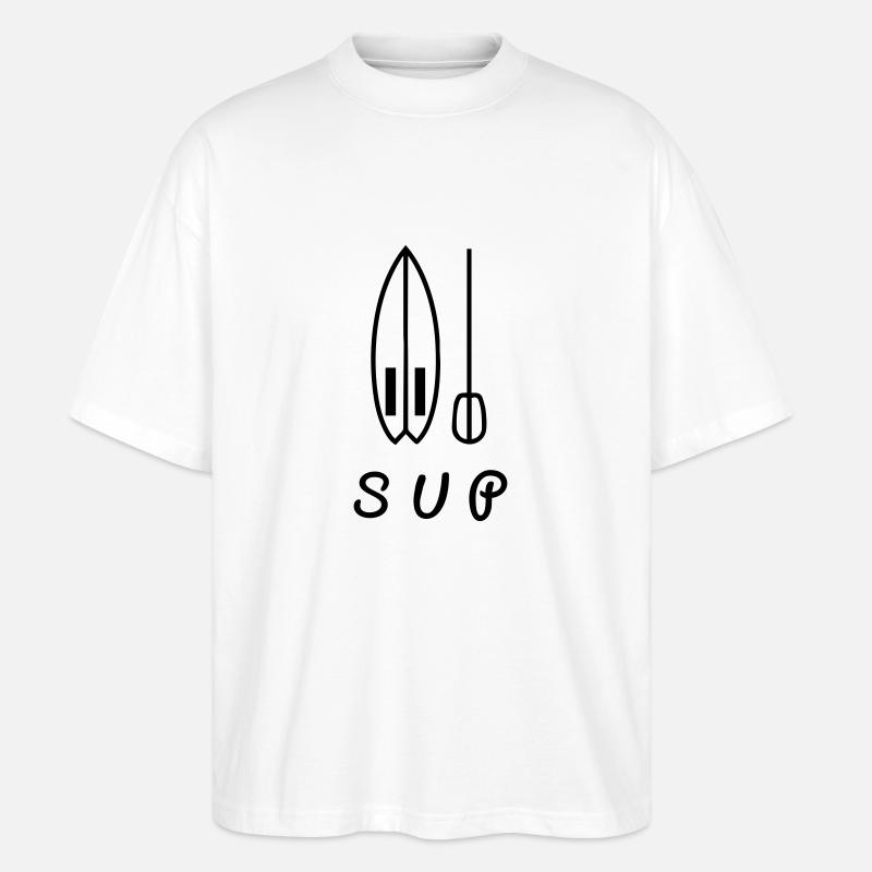 SuP - Stanley/Stella Oversized Unisex Bio T-Shirt Blaster 2.0 - Weiß