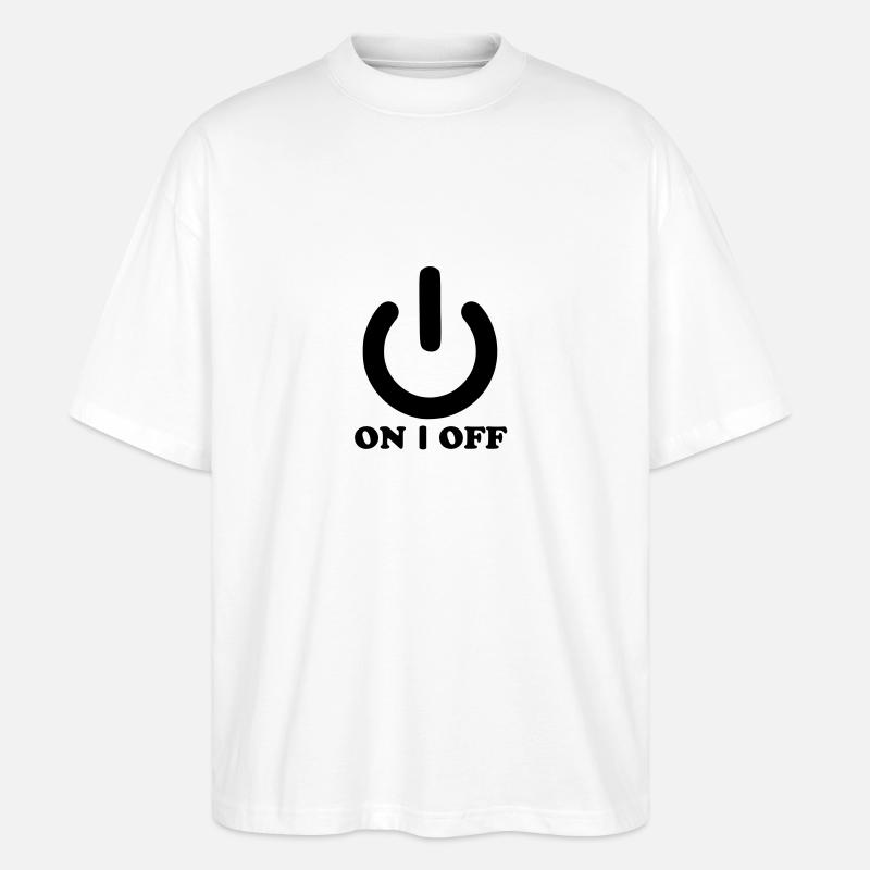 Power - Stanley/Stella Oversized Unisex Bio T-Shirt Blaster 2.0 - Weiß