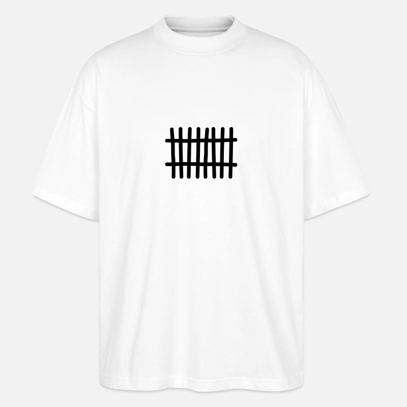 Zaun - Stanley/Stella Oversized Unisex Bio T-Shirt Blaster 2.0 - Weiß