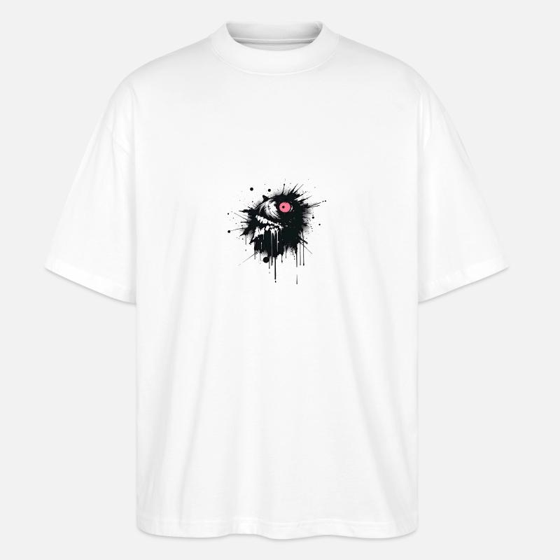 Kunstauge - Stanley/Stella Oversized Unisex Bio T-Shirt Blaster 2.0 - Weiß