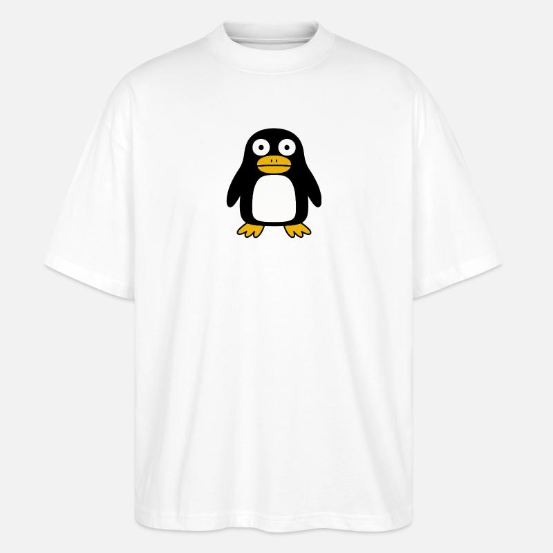 Ugly Penguin - Stanley/Stella Oversized Unisex Bio T-Shirt Blaster 2.0 - Weiß