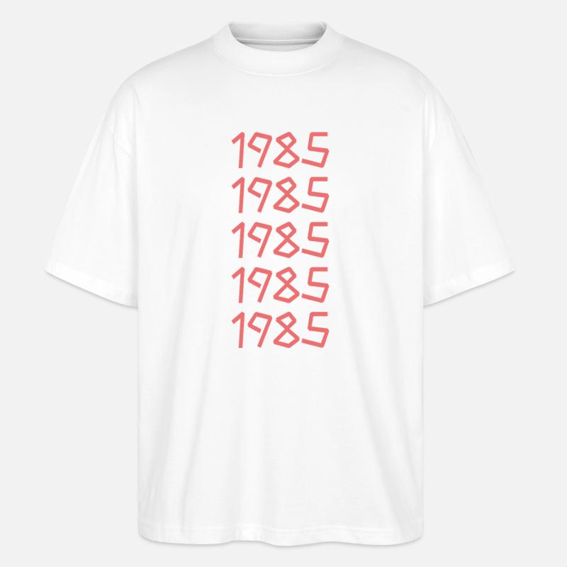 Dim 1985 - T-shirt bio Blaster 2.0 coupe oversize Stanley/Stella Unisexe - blanc