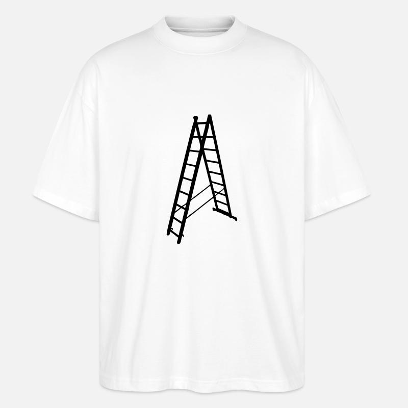 Leiter - Stanley/Stella Oversized Unisex Bio T-Shirt Blaster 2.0 - Weiß