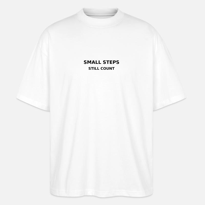 Petits pas - T-shirt bio Blaster 2.0 coupe oversize Stanley/Stella Unisexe - blanc
