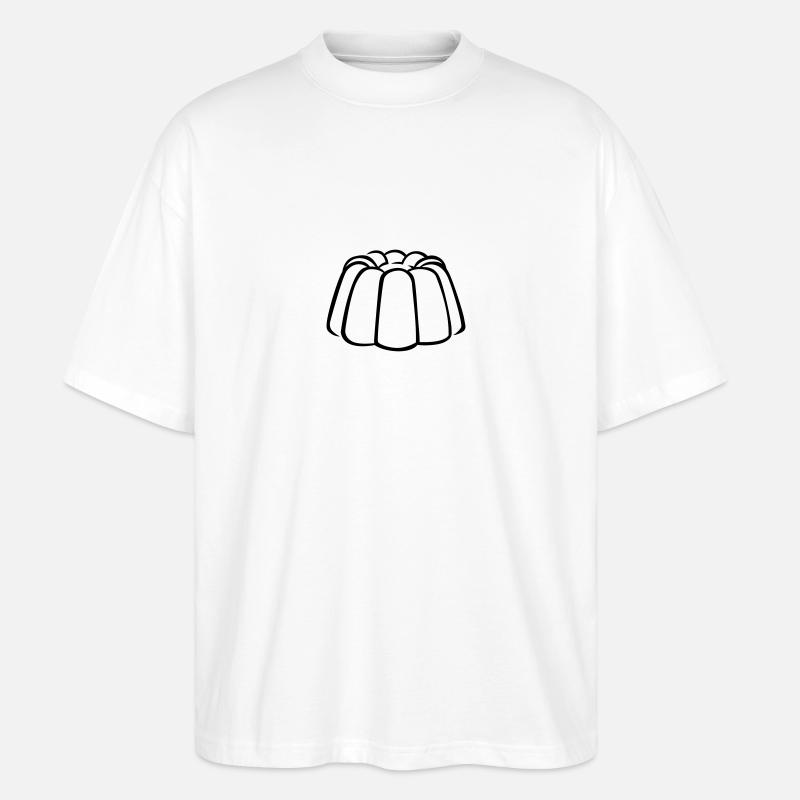 Pudding - Stanley/Stella Oversized Unisex Organic T-shirt Blaster 2.0 - white