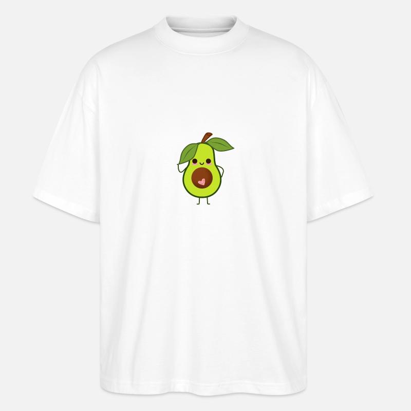 Avocado - Stanley/Stella Oversized Unisex Bio T-Shirt Blaster 2.0 - Weiß