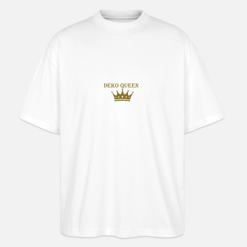Deko Queen - Stanley/Stella Oversized Unisex Bio T-Shirt Blaster 2.0 - Weiß