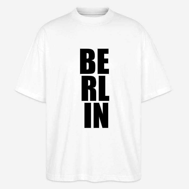 Berlin - Stanley/Stella Oversized Unisex Bio T-Shirt Blaster 2.0 - Weiß