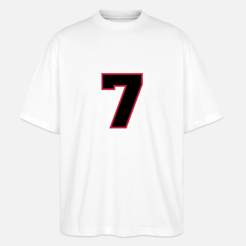 2cnumber7 - Stanley/Stella Oversized Unisex Bio T-Shirt Blaster 2.0 - Weiß