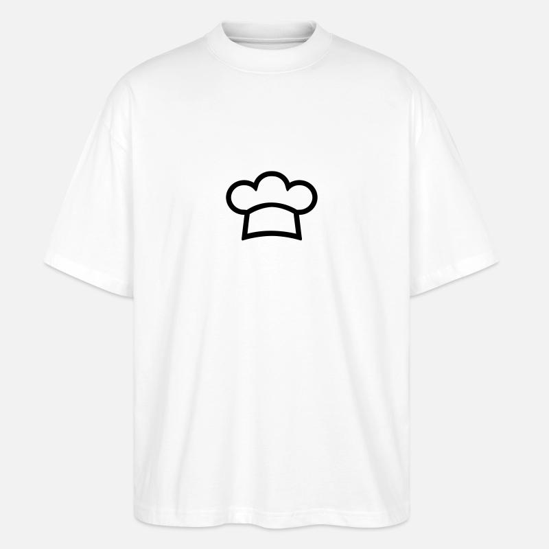 Cuisinier - T-shirt bio Blaster 2.0 coupe oversize Stanley/Stella Unisexe - blanc