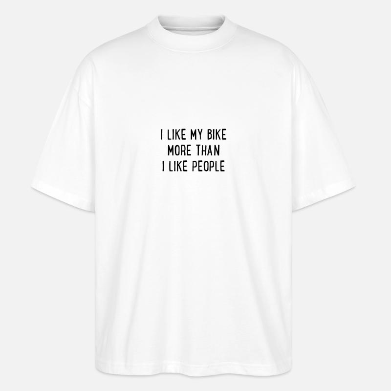 Bicyclette - T-shirt bio Blaster 2.0 coupe oversize Stanley/Stella Unisexe - blanc