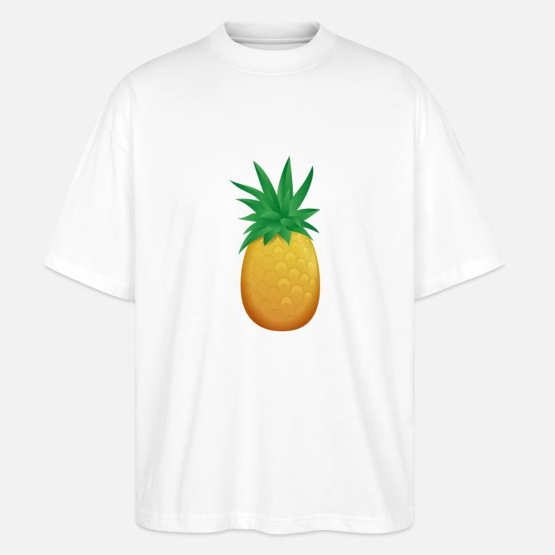 fruit d'ananas013 - T-shirt bio Blaster 2.0 coupe oversize Stanley/Stella Unisexe - blanc