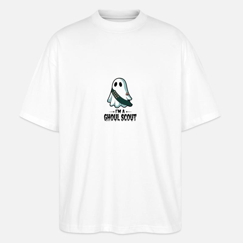Ich bin ein Ghul-Scout - Stanley/Stella Oversized Unisex Bio T-Shirt Blaster 2.0 - Weiß